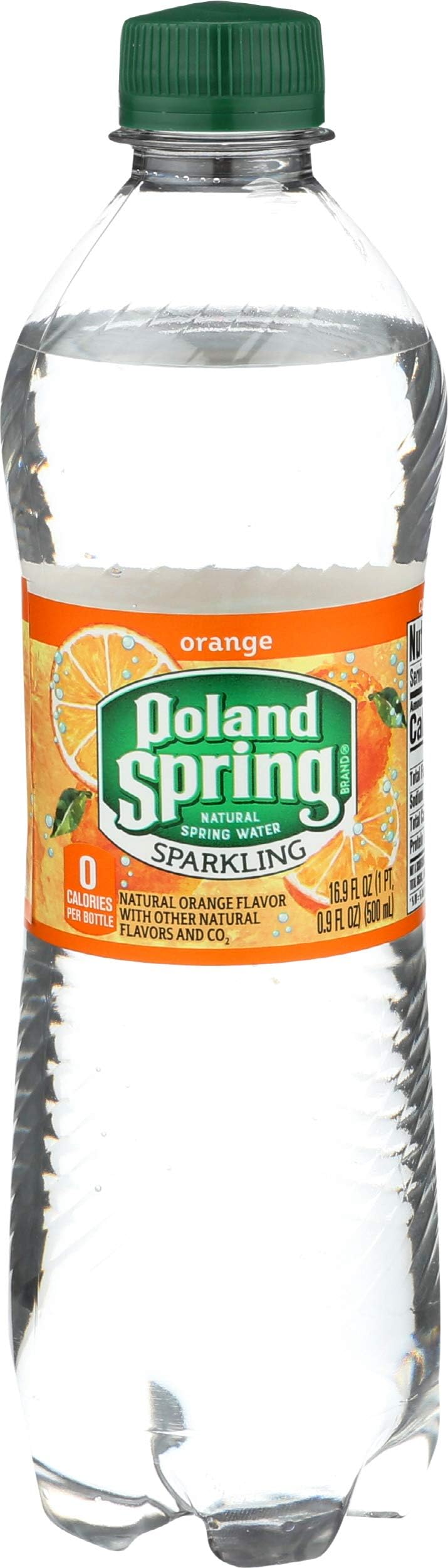 Poland Spring Sparkling Water, Orange, 16.9 fl oz