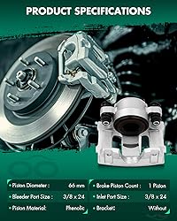 SCITOO 184340 184339 Front Left & Right Disc Brake