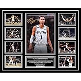 Basketball Superstar Victor Wembanyama Signed Poster For Kids Fans Room Bedroom Wall Decor-Sports Star Posters Canvas Art Print Picture For Teen Boy Birthday Gifts