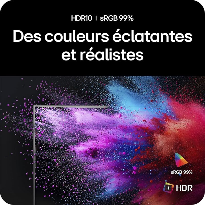 Ultragear™ 34G600A-B.AEU Ecran PC Gaming 34" - Dalle VA résolution WQHD (3440 x 1440), 5ms GtG 160Hz, HDR 10, sRGB 99% (CIE1931), FreeSync Premium