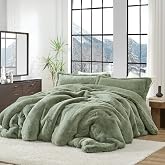 Coma Inducer 1,100 Bunnies Oversized King Comforter Set - Calming Sage | Experience Coma Worthy Sleep with Cozy Chunky Bunny Reverse Extra Large Bedding