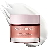 EXUVIANCE AGE REVERSE + Rebuild-5 Antiaging Moisturizer Cream with Shea Butter, Glycerin, Vitamin E, Peony Botanical, PHA, Aminofil, and MicroDiPeptide229, 1.7 oz