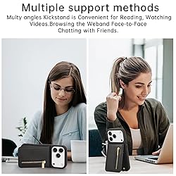 Jcxtrombulous Crossbody Wallet Case for iPhone 17