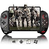 Joso Wireless Controller for iPad & Tablet, Compatible with iPhone & Android Phone, Bluetooth Game Controller with Clamp Lockable iPad/Tablet, Play COD Mobile, Genshin Impact, Cloud Gaming