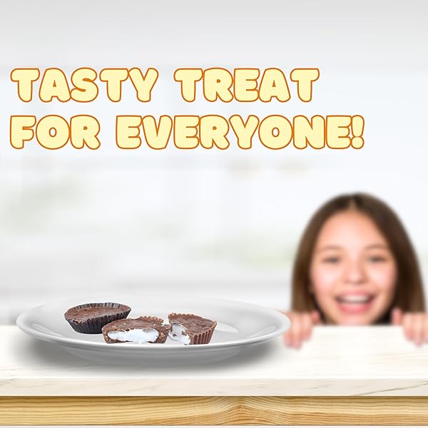 SWEETZO – BOYER MALLO CUPS, MILK CHOCOLATE CANDIES WITH GOOEY MARSHMALLOW CENTER, INDIVIDUALLY WRAPPED, 0.5 OUNCES EACH (PACK OF 10)