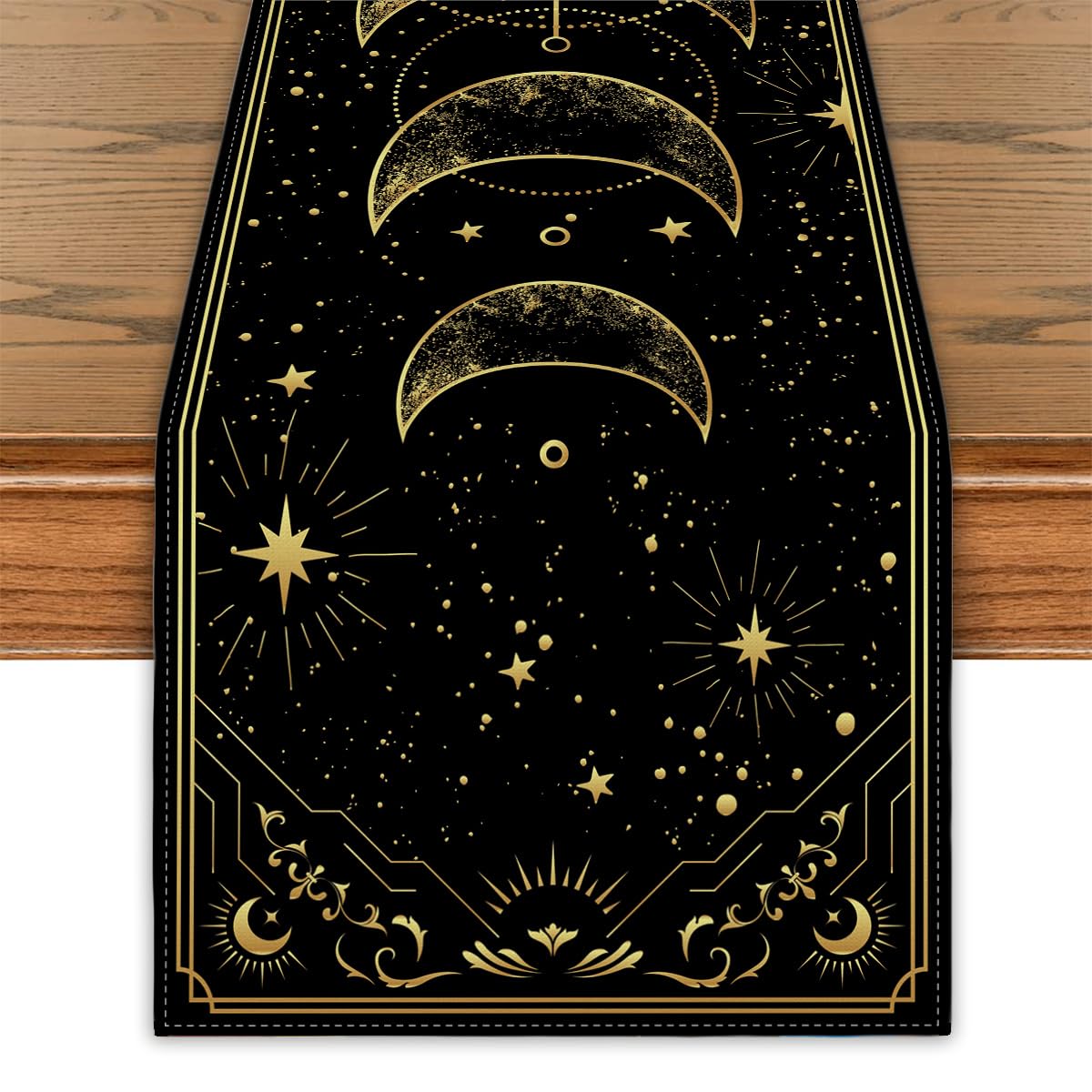 Photo 1 of Mystical Decor Moon Table Runner Tarot Decor Gothic Table Runner Astrology Decorations Celestial Party Decorations Supplies Favors Ouija Board Celestial Simple Life Witchy Room Decor