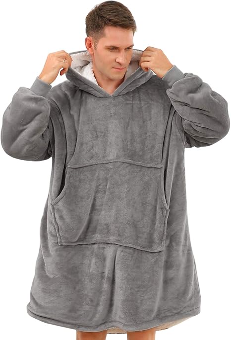 sherpa oversized hoodie