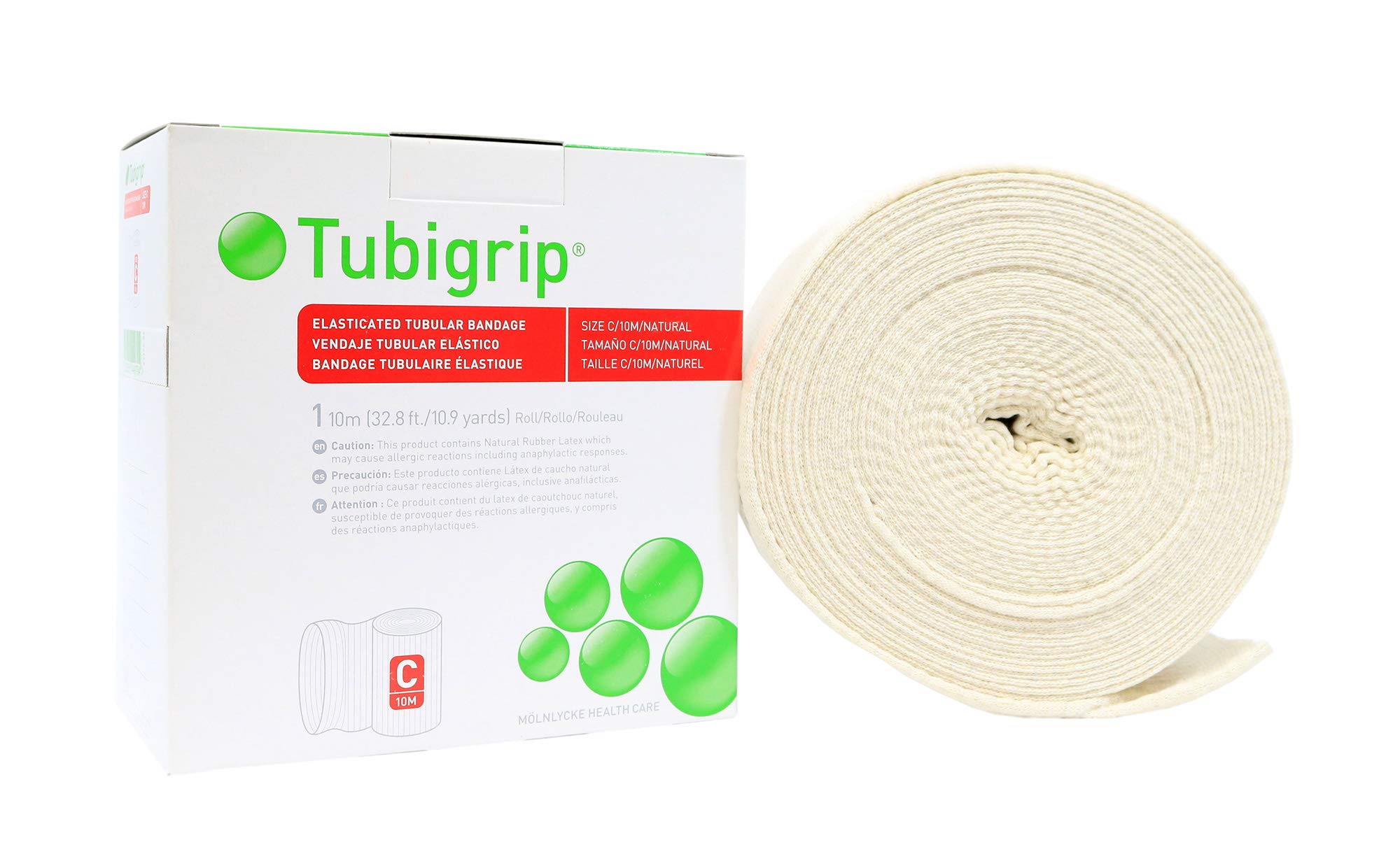 Tubigrip, Natural, Size B, 2.5 inch diameter by Tubigrip