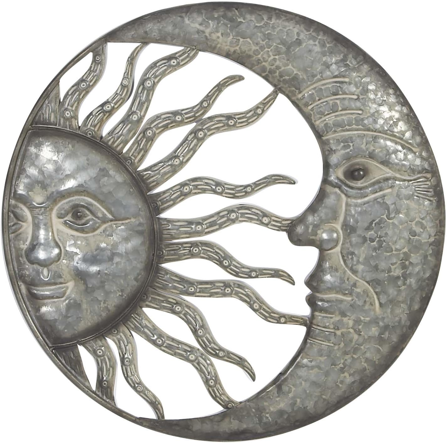 Deco 79 76972 Sun and Moon Wall Decor, 20