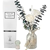 KBHOMFRA Reed Diffuser of Home Fragrance,Bathroom Diffuser with Sticks, 3.38OZ Essential Oil White Gardeniaer Scented, for Home, Office Aroma