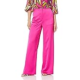 Trina Turk Womens Satin Wide Leg PantsDress Pants