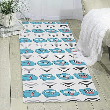Amazon Com Bghnifs Cute Gumball Emoji Wifi Print Area Rug