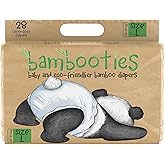 Bamboo Baby Diapers, Totally Chlorine Free for Sensitive Skin for Newborns to XXL. Hypoallergenic & Non Toxic Eco Friendlier Plant-Based Materials. TCF Large Size 4 (28 ct)