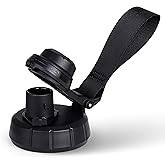 Replacement Lid, Spill Proof Spring Locking Lid for Wide Mouth Hydro Flask and Similar Brands, 16, 18, 32, 40, 64 and 128oz