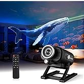 AIRIVO 3D Galaxy Projector, 60 Dynamic Scenes Star Projector with Bluetooth Speaker &amp; 1/2/4H Auto-Off Timer, Remote Control Night Light Projector for Room Decor, Gifts for Christmas, Adults, Kids