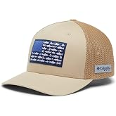 Columbia Unisex Adult PFG Logo Mesh Ball Cap | Breathable, Mesh Back Ventilation, Classic Fit