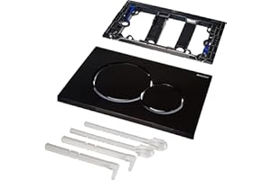 Geberit G115770DW5 Sigma 01 Dual Flush 1.6 / .8 GPF Actuator Plate Jet Black