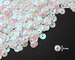 Penta Angel Loose Sequins 4000Pcs 6mm Round