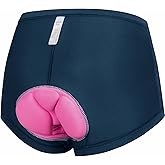 qualidyne Women's Cycling Underwear 4D Padded Gel Bike Bicycle Shorts Mountain Undershorts Riding Briefs