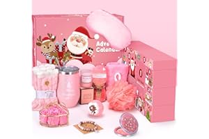 Laoyebaohao Advent Calendar 2025 Women -12 Days Unique Lavender Spa Gifts Basket Set for Women, Mom, Wife, Girlfriend, Sister, Her-Self Care Gifts Set for Christmas