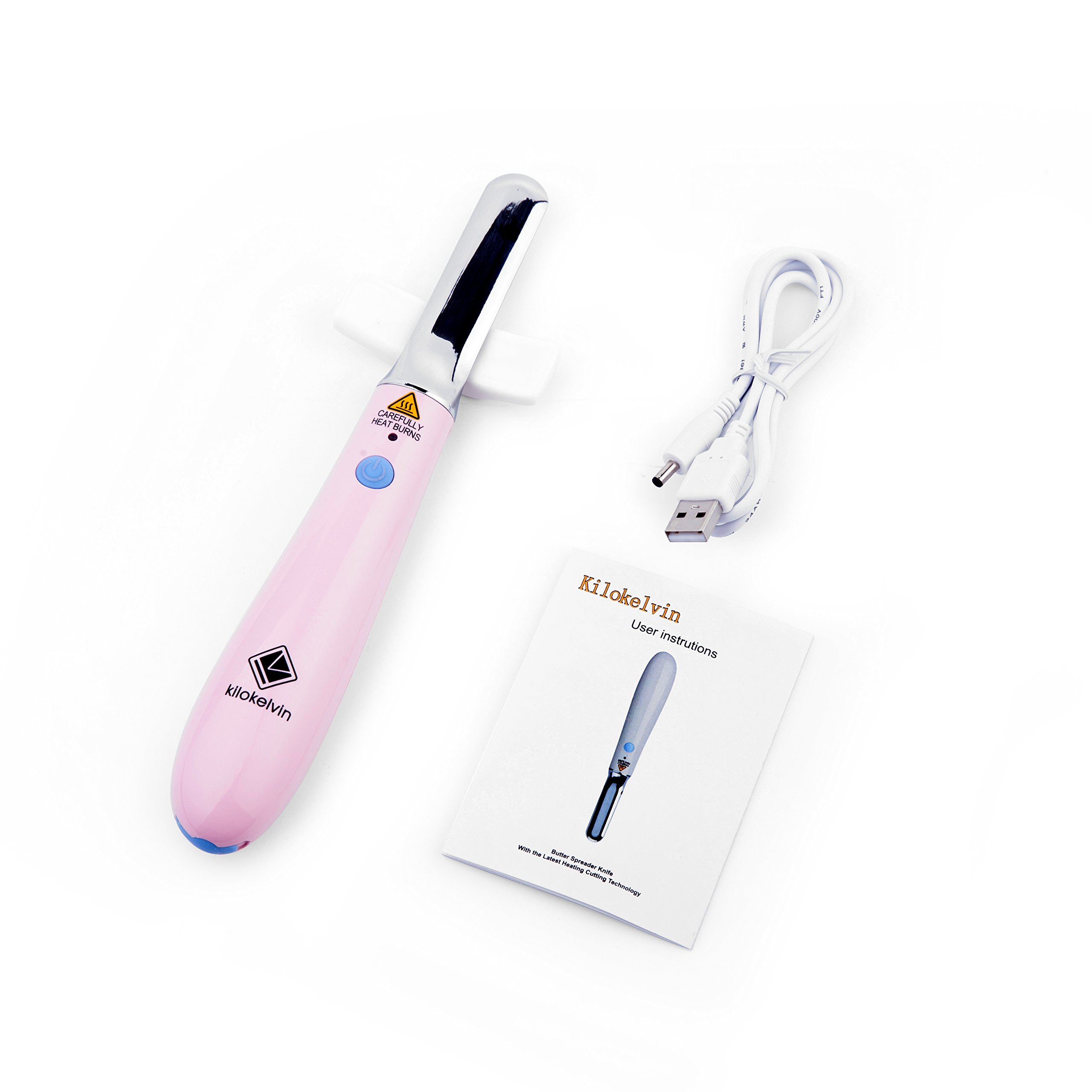 Heated Butter Knife Spreader Rechargeable Auto Warm for