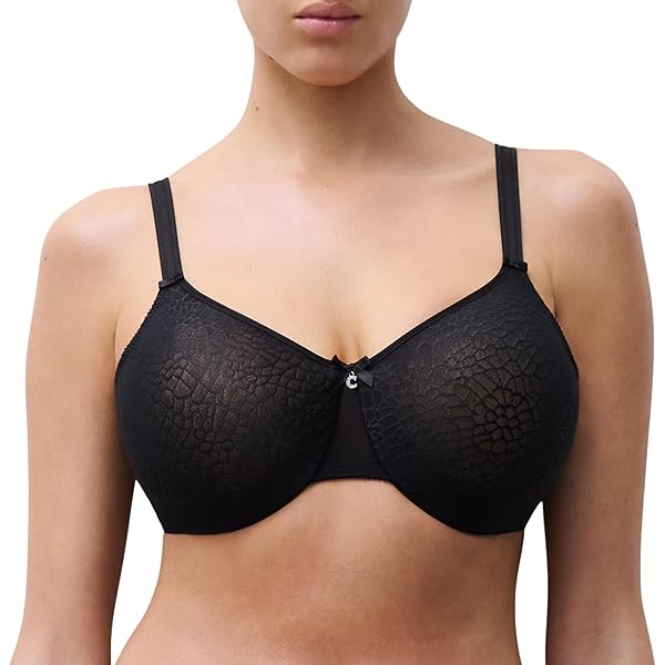 Chantelle C Magnifique Seamless Unlined Minimizer Black 36E at