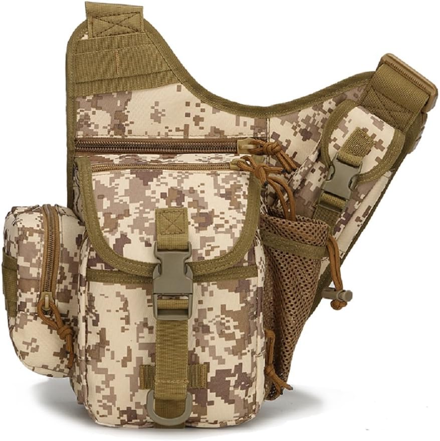 JUCAI Outdoor Molle Military Tactical Waist Pack Bags Waterproof Waist Bag Fanny Pack BELT Climbing Bum bag Military Equipment