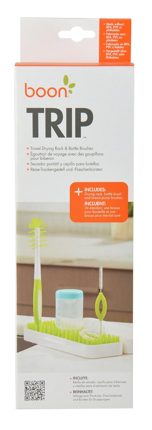 Boon Travel Drying Rack, Green & White, Multi : Baby