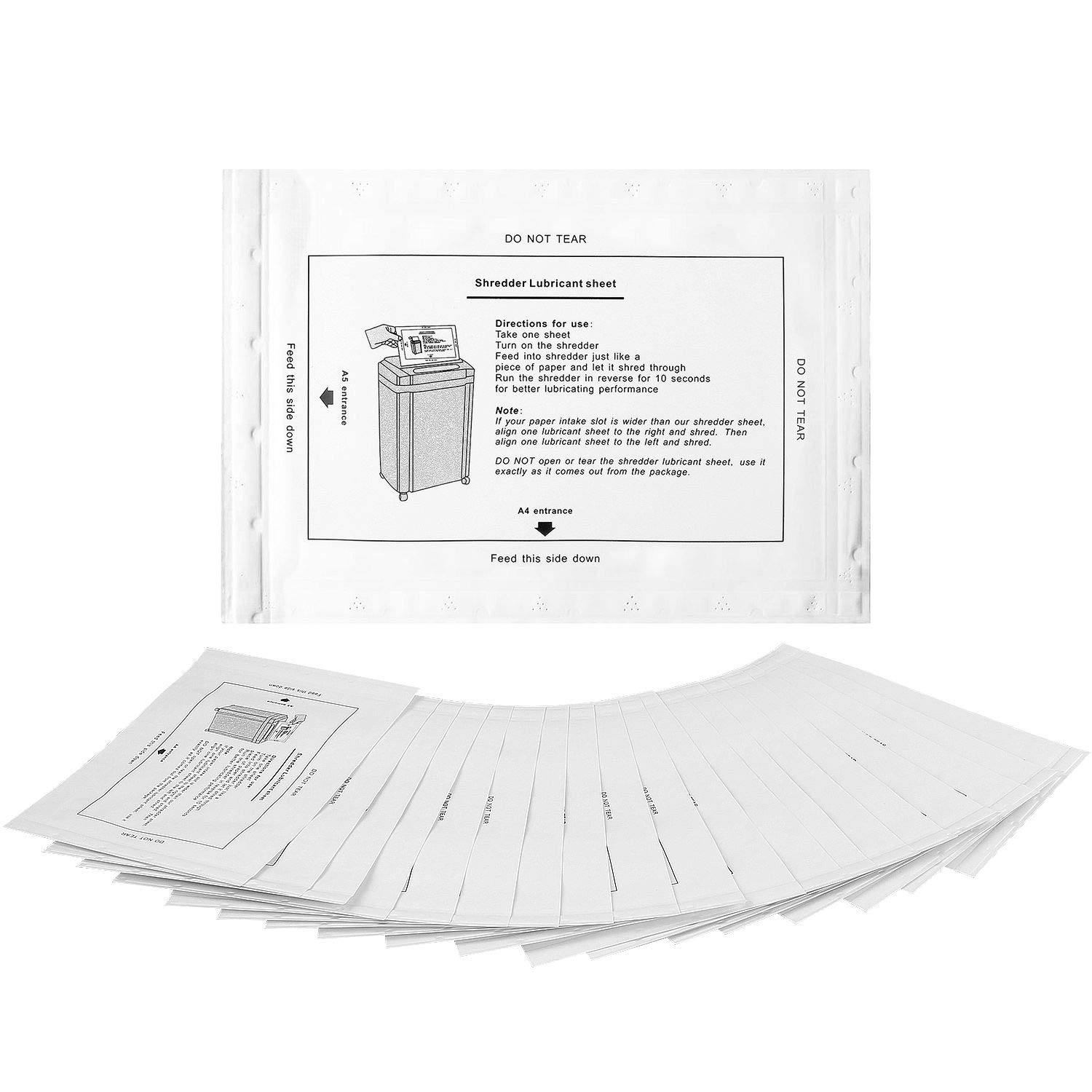 Mua ABuff 20 Pcs Shredder Oil Papers, White 82/5 x 6 Inch Cleaning