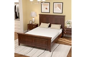 PAYLESSHERE Queen Size Mattress,Fiberglass Free 6 Inch Green Tea Cooling Gel Memory Foam Mattress in a Box,Medium-Firm,Pressure Relief&Temperature Regulation,CertiPUR-US Certified,White