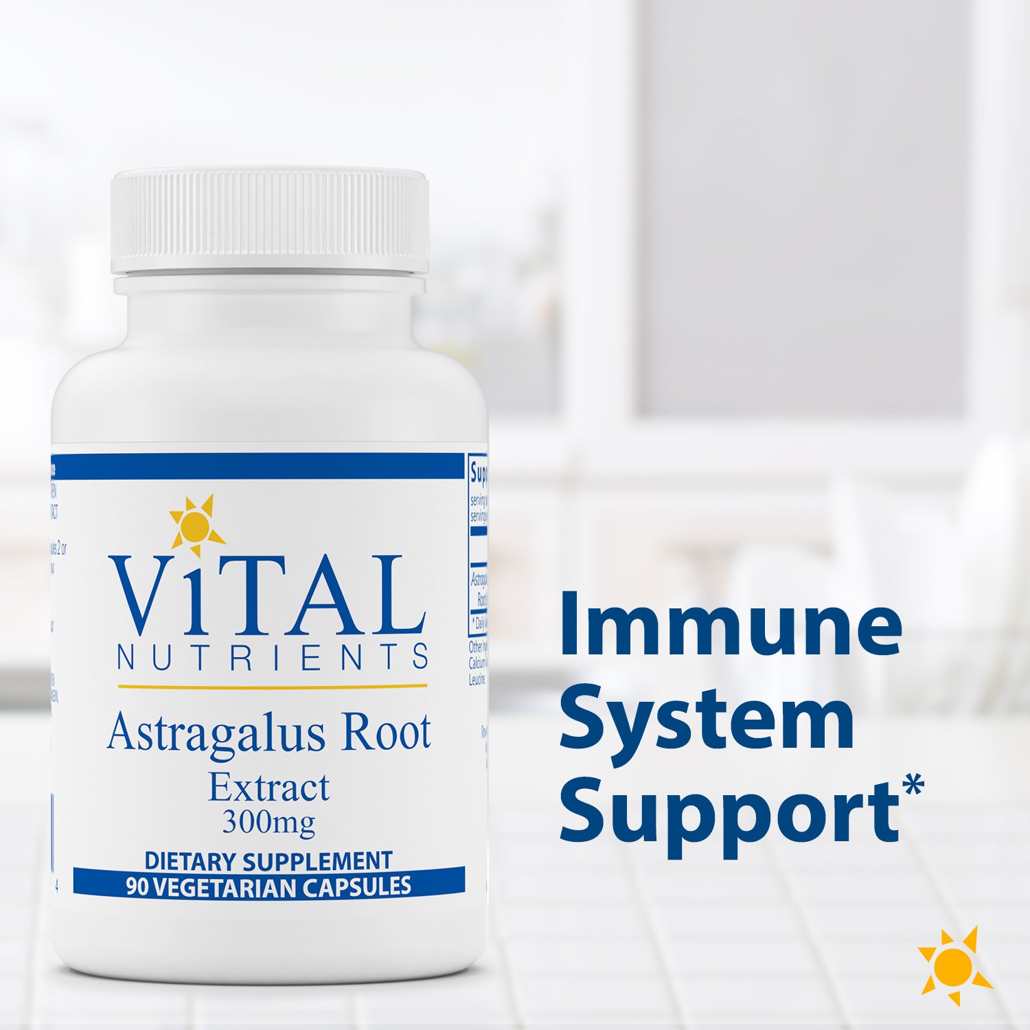 Vital Nutrients Astragalus Root Extract 300 mg Vegan Formula