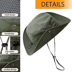 Sun Hat for Men Women UPF 50+ Fishing Hat Wide Brim