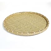 18 Inches Bilao Filipino Tray for Food β XL Bamboo Baskets for Food, Round Bamboo Tray for Serving, Traditional Filipino Food Platter for Pancit, Kakanin, and Seafood Display