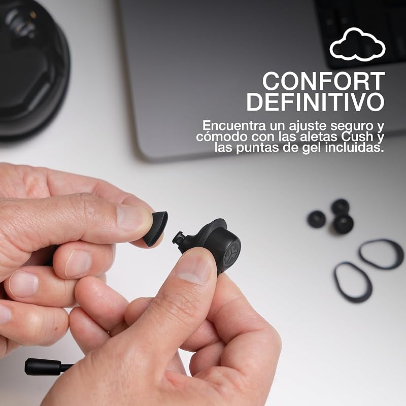 Auscultadores Bluetooth sem fios Work Buds com microfone - 55h