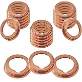 20Pcs Oil Drain Plug Gasket, Copper Crush Washer Compatible with Nissan/Infiniti G35 G37 Nissan - Rogue Sentra Xterra Altima Frontier Armada Jukes 350Z OEM 11026-JA00A