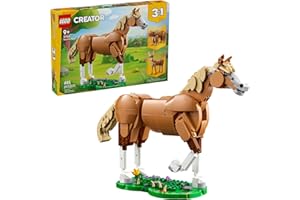LEGO Creator 3 in 1 Beautiful Horse Building Toy for Kids - Learning Toy for Girls & Boys, Ages 9+ - Build a Horse, Bear, or Deer - Gift for Christmas - 31166