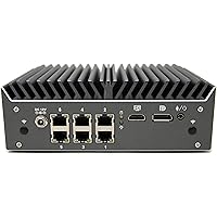 Protectli Vault Pro VP4630 - Mini PC/Firewall A 6 Porte 2.5G, Intel I3, 8GB RAM, 120GB SSD, AES-NI, Senza Ventola