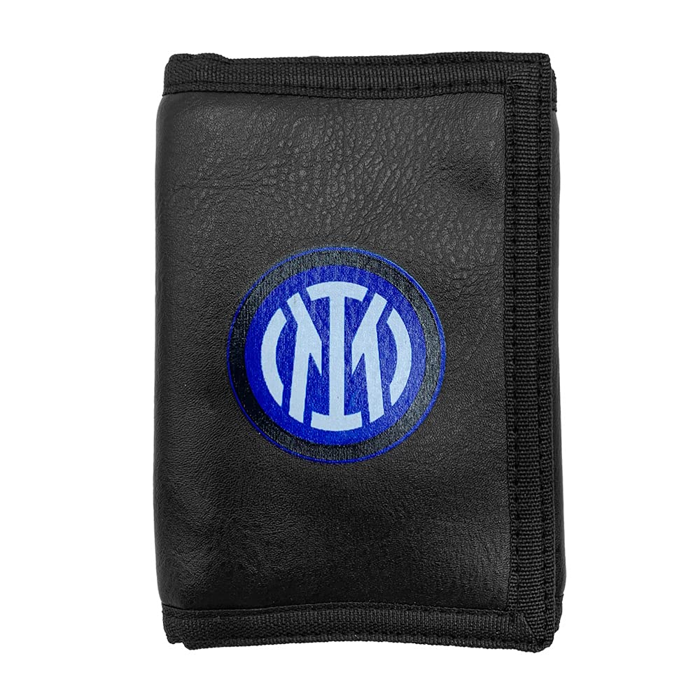 Inter Official Black PU Velcro Wallet