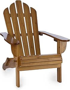 Blumfeldt Vermont Silla de jardín estilo clásico Adirondack (madera de