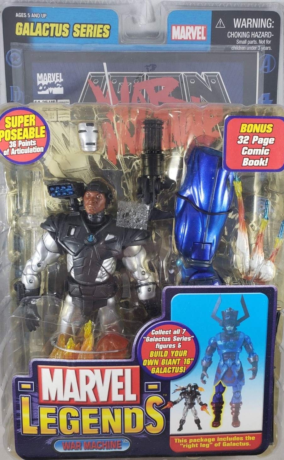 Marvel Legends Series 9 Action Figure War Machine Galactus Buildafigure