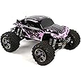Custom Body Compatible for 1/10 1/8 Scale RC Car or Truck (Truck not Included) (Muddy Pink Over Black)