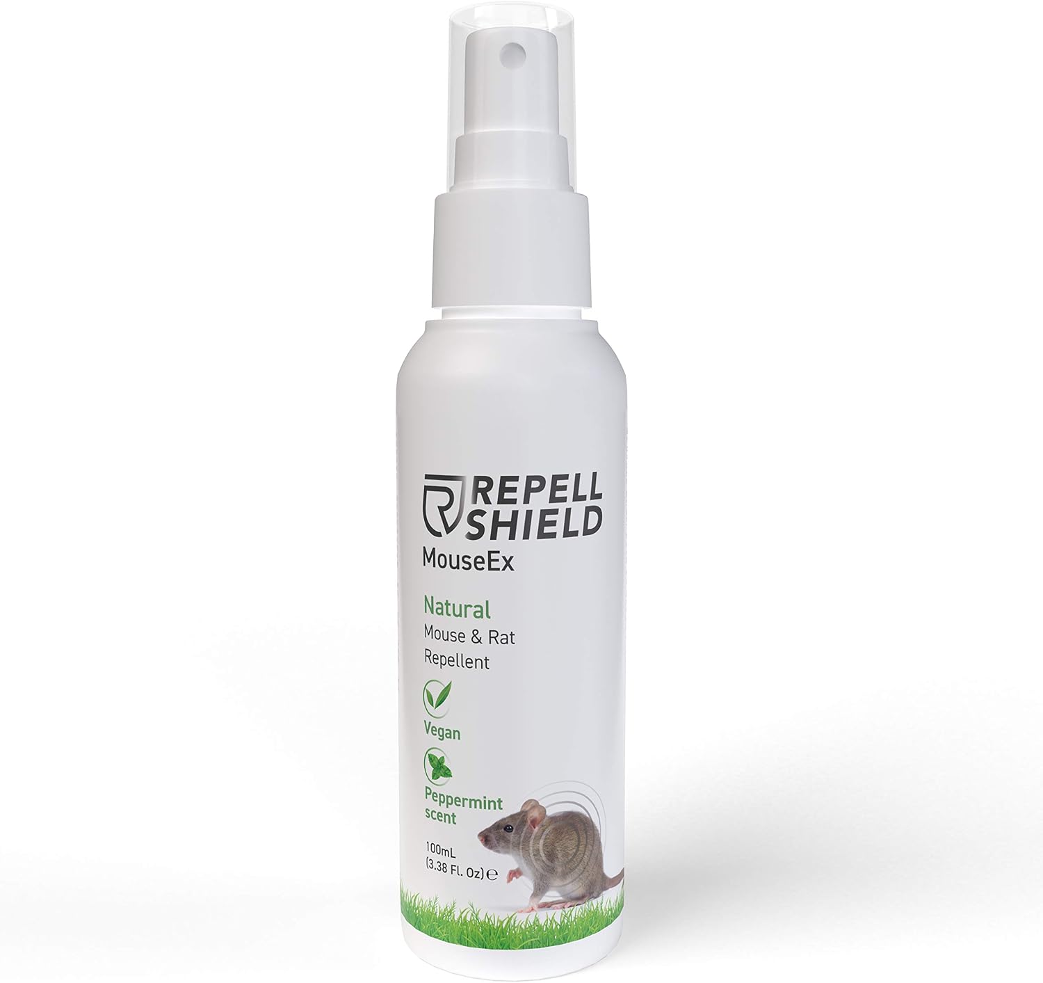 RepellShield Rat & Mouse Repellent Spray, Peppermint Oil, Natural & Humane Deterrent, Protect Homes, Garages & Gardens