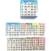 Bingo Paper Game Cards - 1 card - 10 sheets - 100 books of 10 sheets