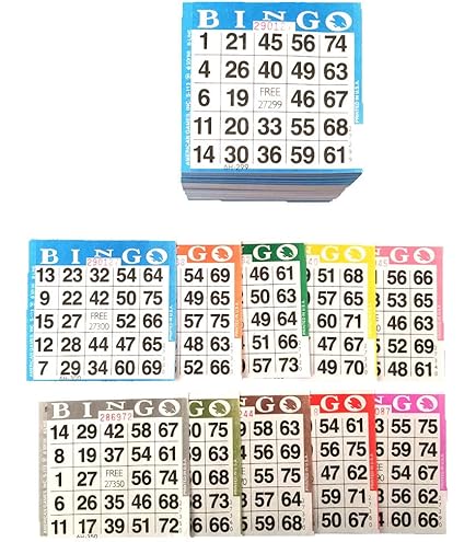 Tarjetas De Papel Para Bingo 100 Libros De 5 Hojas | Envío Gratis