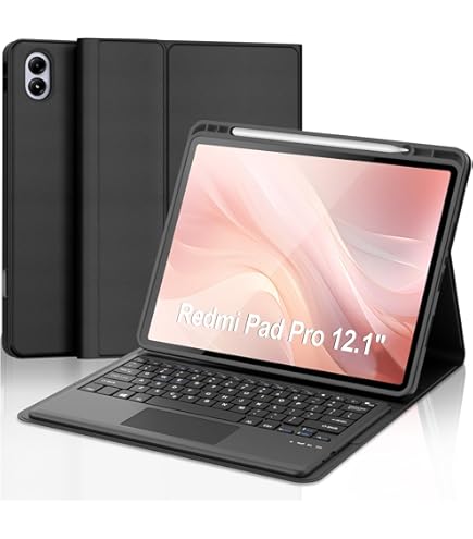 Amazon.com: for Redmi Pad Pro Keyboard with Case and Mouse for