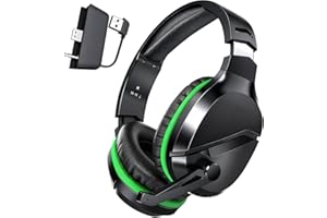 WolfLawS Wireless Gaming Headset for Xbox Series X|S, Xbox One, PS5, PC, Mac, Switch – Bluetooth Headphones with Noise Cancelling Mic, 60H Playtime, Low Latency, Lightweight for Gamers Gamecube