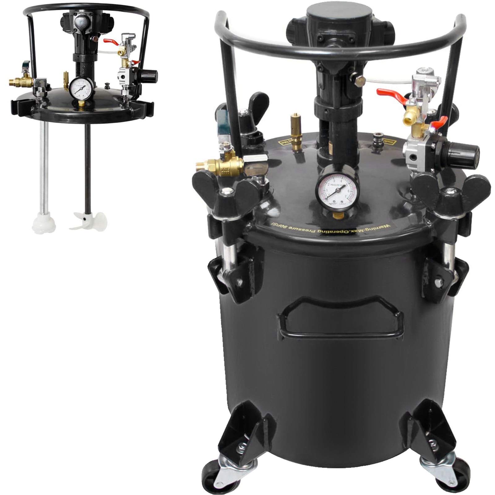 Buy VEVOR Pressure Pot 5Gal Pressure Pot Paint Sprayer 20L Pressure