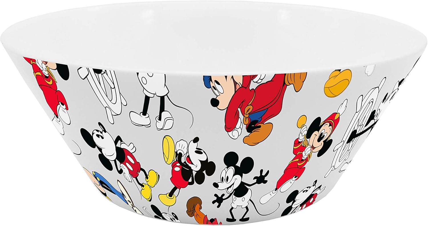 Disney Mickey Mouse 12056 Disney Mickey 90 Years Pattern Bowl