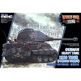 Meng WWT-003 Model - German King Tiger (Porsche Turret) World War Toons