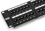 TRENDnet 48-Port Cat6 Unshielded Patch Panel Rackmount Wallmount TC-P48C6